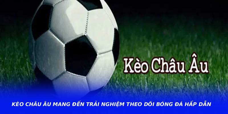 Kèo Châu Âu Mang Đến Trải Nghiệm Theo Dõi Bóng Đá Hấp Dẫn
